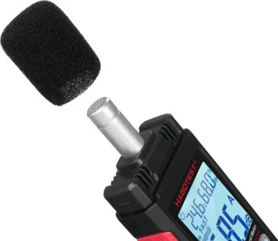 Zdjęcie produktu dla Decybelomierz z filtrem A/C 30-130dB 125ms LCD