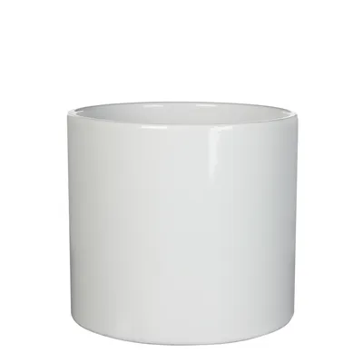 Produktbild von Mica Decorations Era Blumentopf - H21,5 x Ø23 cm - Weiß