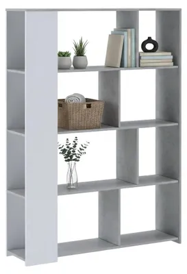 Produktbild von Gold\ - Bücherregal, 129x33x174h cm Weiß, 6 Regalböden