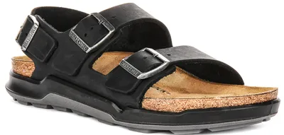 Produktbild von Birkenstock Milano Crosstow In Black | Regular Fit – 7.5 UK - 41 EU - 8/8.5 M US / Black