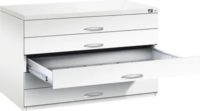Produktbild von CP 7100 Planschrank verkehrsweiß 5 Schubladen 110,0 x 76,5 x 76,0 cm