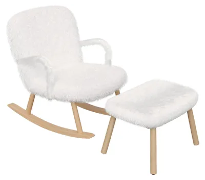 Obrázek produktu pro Houpací křeslo - Houpací křeslo s područkami - Pohodlné křeslo - Ergonomický design
