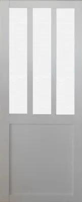 Image de Porte Coulissante Atelier Blanc vitre depoli H204 x L83