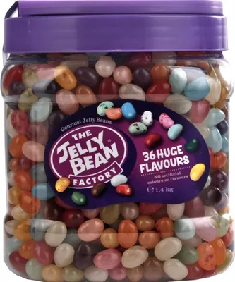 Produktbild von The Jelly Bean Factory 36 Gourmet Flavours Jar Geleebohnen 1400g