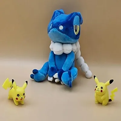 Produktbild von Pokemon Amphizel Kuscheltier - 12 cm Plüschtier Frogadier
