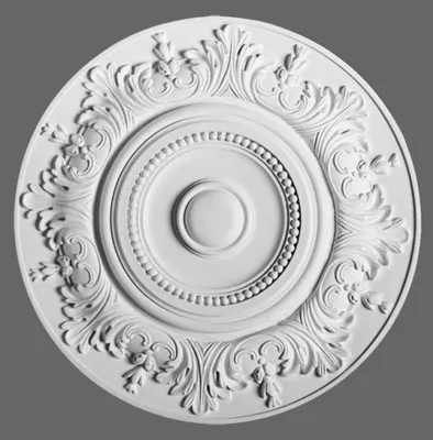 Immagine prodotto di Casa Padrino rosone in stucco 47 x 47 cm rosone da soffitto in stucco rosone da soffitto rosone da parete rosone barocco art nouveau