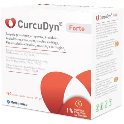 Productafbeelding van Metagenics Curcudyn Forte (180 capsules)