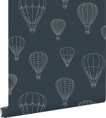 Immagine prodotto di ESTAhome carta da parati mongolfiere blu scuro 50 x 900 cm
