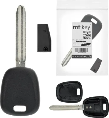 Produktbild von MT-KEY Auto Zünd Schlüssel Rohling SZ22 + ID65 Transponder Wegfahrsperre kompatibel mit Suzuki Liana 01-05