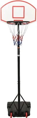 Produktbild von vidaXL Basketballständer Weiß 216-250 cm Polyethylen