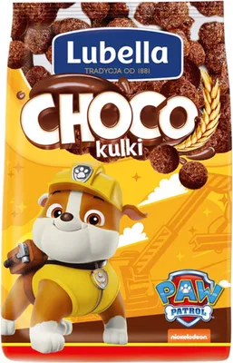 Zdjęcie produktu dla Lubella Mlekołaki Choco Kulki Zbożowe kulki o smaku czekoladowym 500 g