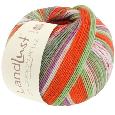 Produktbild von Lana Grossa LANDLUST DIE SOCKENWOLLE 100 g 4-fach Sockenwolle, Farbe:313 - Streifen/Jacquard
