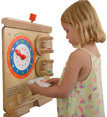 Obrázok produktu pre Masterkidz sa učí čítať nástennú vzdelávaciu nástenku Clock Flex
