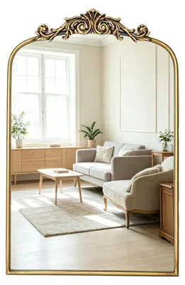 Produktbild von Vintage Goldener Bogen Spiegel zur Wanddekoration