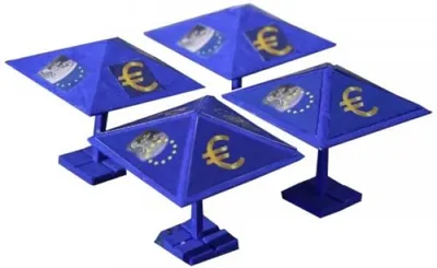 Obrázok produktu pre Vollmer 42003 H0 Euro slnečník, 4 kusy