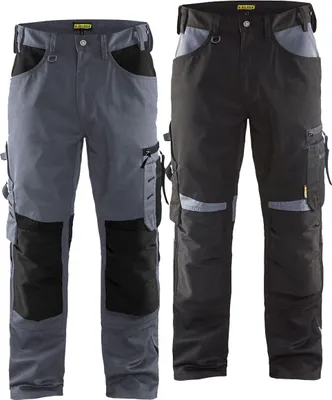Immagine prodotto di Abbigliamento Blakläder Pantaloni con cintura in vita nero/grigio nero/grigio Taglia