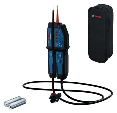 Image de Testeur de tension BOSCH PROFESSIONAL GVT 1000-15, 1000 V, 2 piles + poche