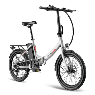 Produktbild von 20" E-Bike 155–195 cm 36 V 20 Ah 110–130 km IPX5 7-Gang – StVZO-konform mit legaler Schiebehilfe (6 km/h) – Weiß