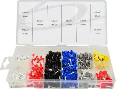 Immagine prodotto di GEKO Set di manicotti e connettori a crimpare 685 pezzi G02815