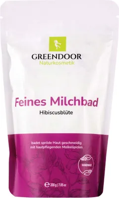 Produktbild von GREENDOOR Milchbad Hibiskusblüte