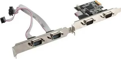 Image de Lanberg PCE-DB9-004 cartes d'interface/adaptateur PCIe interne