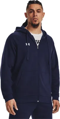 Produktbild von Under Armour Ua Rival Fleece Fz Hoodie-Blau 1379767-410__XL