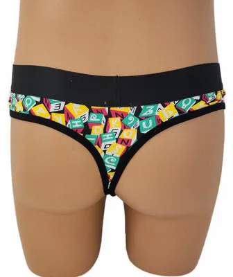Produktbild von Herren String mit schwarzem Rand