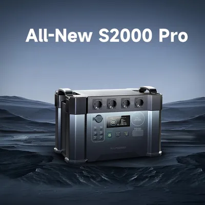 Obrázek produktu pro Solární panel - Solární elektrárna - Elektrárna - Přenosný generátor - Solární powerbanka - Výkon 2400 W