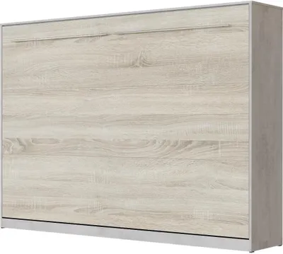 Produktbild von SMARTBett Schrankbett Standard  Beton/Eiche Sonoma 140 Horizontal