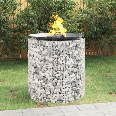 Obrázek produktu pro vidaXL Gabionové ohniště Ø 100 cm Pozinkované železo