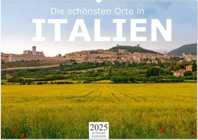 Produktbild von Die schönsten Orte in Italien. (Wandkalender 2025 DIN A2 quer), CALVENDO Monatskalender