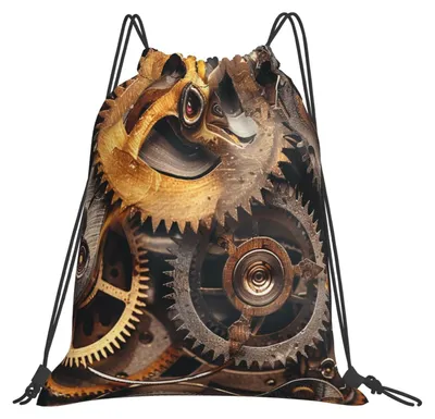 Obrázek produktu pro Batoh s popruhy přes rameno – Velká skládací taška s motivem steampunk
