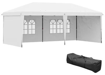 Produktbild von Faltzelt, wasserdichtes Material, Pop-Up-Design, WEISS