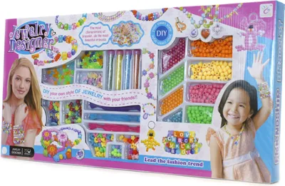 Zdjęcie produktu dla Duży Zestaw Do Robienia Bransoletek Koraliki Diy