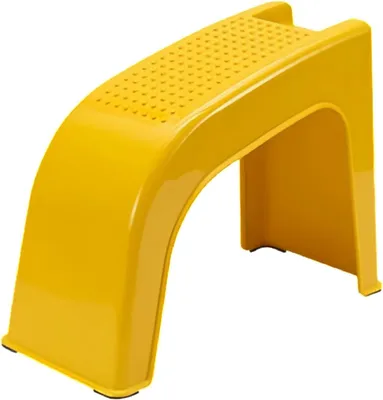 Productafbeelding van Pedicure Stoel - Voetenbank Manicure - Voetverzorging Thuis - Ergonomische Steun - 375 x 28 x 165 cm - Geel