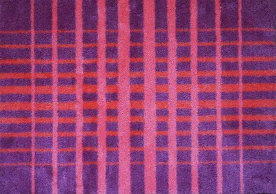 Produktbild von Akzente FEEL Fußmatte "Feel-Grid pink" 50x70 cm, kuschlig weich, rutschfest,  EU, für Badezimmer & Fußbodenheizung geeignet, PVC-frei