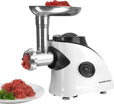 Produktbild von Fleischwolf Küchenprofi 2in1 450W Edelstahl Weiß mit Mixaufsatz