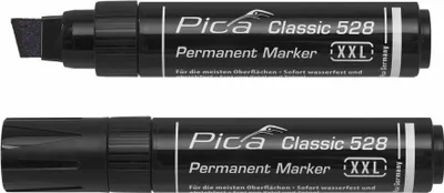 Produktbild von Pica Permanentmarker 4-12mm Keilspitze, schwarz