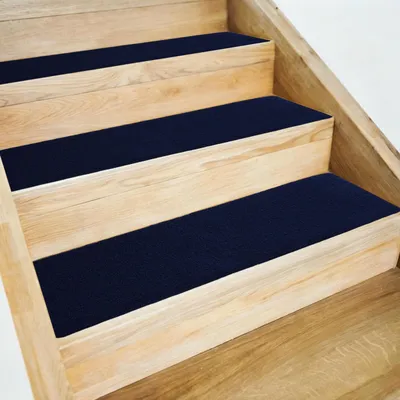 10 Antirutsch-Traptreten 20x76 cm Blau selbstklebend