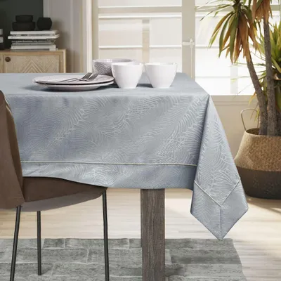 Zdjęcie produktu dla Obrus Plamoodporny GAIA Mankiet + Lamówka 140x140  J. Szary AmeliaHome