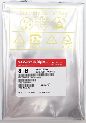 Immagine prodotto di WD Red Pro 8TB NAS 3.5' Disco rigido interno 7200 RPM Classe SATA 6Gb/s CMR