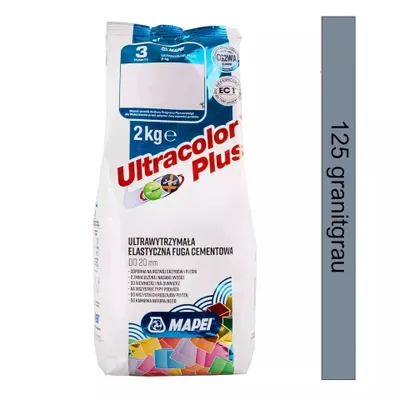 Produktbild von Fugenmörtel Flexfuge MAPEI Ultracolor Plus 2 kg universal, 125 granitgrau