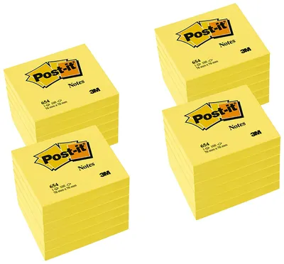 Produktbild von Post-it Haftnotizen 76 x 76 mm gelb 24 Blöcke á 100 Blatt