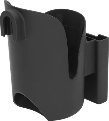Produktbild von Universeller Kinderwagen-Getränkehalter aus Kunststoff, verstellbare Kinderwagenflasche mit Handy-Steckplatz