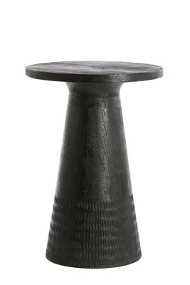 Productafbeelding van Light & Living - Bijzettafel Paxos - Zwart - Ø 45 cm