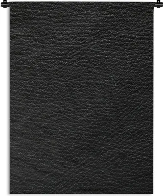 Produktbild von MuchoWow® Wandteppich Wandbehang Leder - Lederoptik - Schwarz - Grau 150x200 cm Tapisserie Dekoration Wandtuch - Wandaufhängung - Moderner