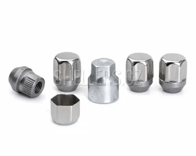 Obrázok produktu pre Bezpečnostné poistné matice M12x1,5, otvorené, kľúč 19 mm, SICURIT MN115
