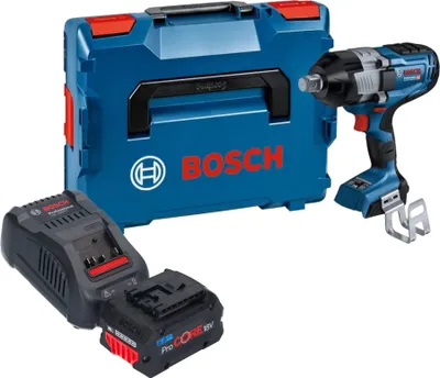 Produktbild von Bosch GDS 18V-1600 HC Professional Akku Schlagschrauber 18 V 1600 Nm 3/4'' BITURBO Brushless + 1x ProCORE Akku 8,0 Ah + Ladegerät + L-Boxx