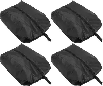 Produktbild von Schwarze Wasserdichte Reisetasche mit Schnalleinlegemöglichkeit - Reisebeutel für Zuhause und Reisen