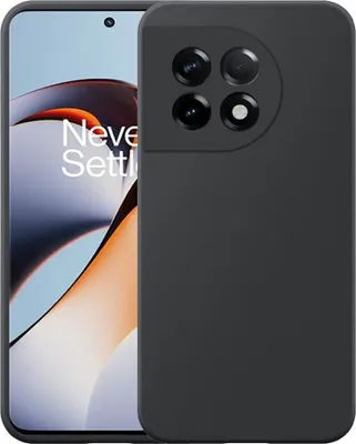 Produktbild von Geeignet für OnePlus 11R Phone Case Flexible Silikon TPU Case - Flexible Back Cover Case Silikon TPU - Schwarz - Smartphonics